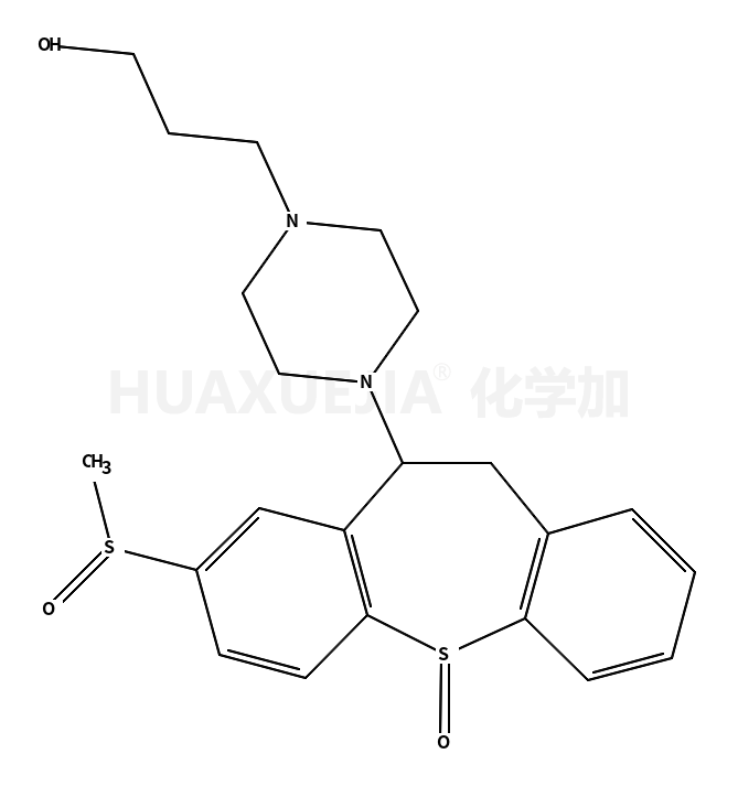 4-(10,11-二氢-8-(甲亚磺酰基)二苯并(b,f)硫杂卓-10-基)-1-哌嗪丙醇 S-氧化物