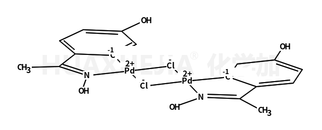 二-μ-氯双[5-羟基-2-[1-(肟基)乙基]苯基]钯(II)二聚体
