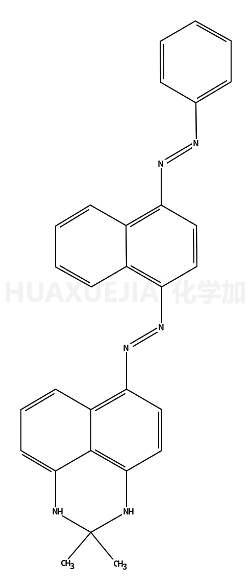 2,3-二氫-2,2-二甲基-6-[[4-(苯基偶氮)-1-萘基]偶氮]-1H-白啶