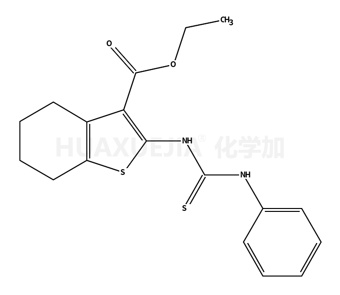 ethyl 2-(phenylcarbamothioylamino)-4,5,6,7-tetrahydro-1-benzothiophene-3-carboxylate