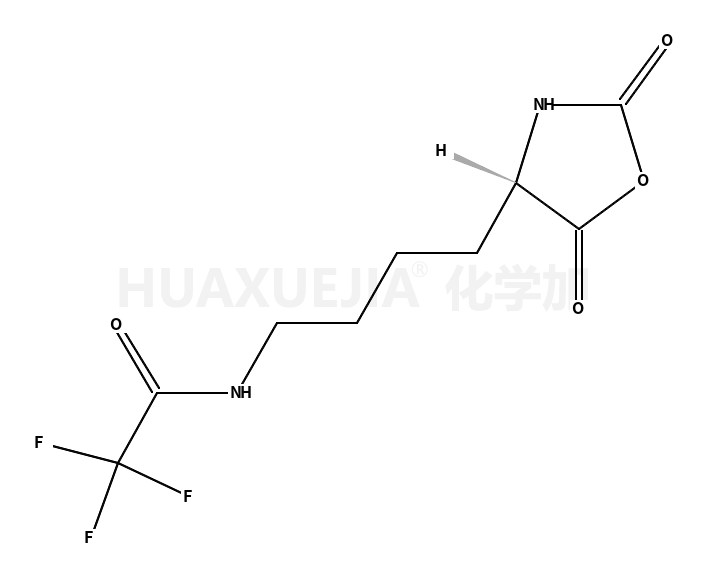 N-[4-[(4S)-2,5-dioxo-1,3-oxazolidin-4-yl]butyl]-2,2,2-trifluoroacetamide