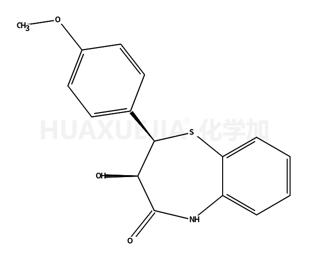 (2S-cis)-(+)-2,3-二氢-3-羟基-2-(4-甲氧苯基)-1,5-苯并硫氮杂卓-4(5H)-酮