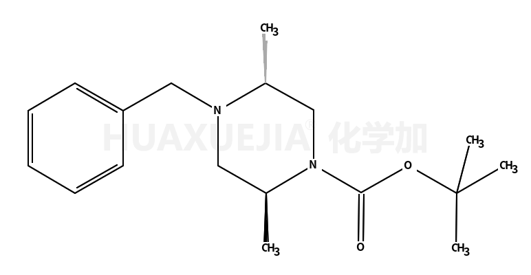 4-benzyl-2R,5S-dimethyl-piperazine-1-carboxylic acid tert-butyl ester