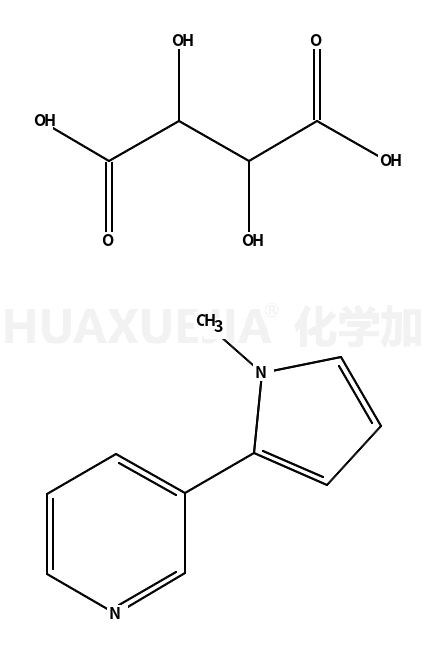 (2R,3R)-2,3-dihydroxybutanedioic acid,3-(1-methylpyrrol-2-yl)pyridine