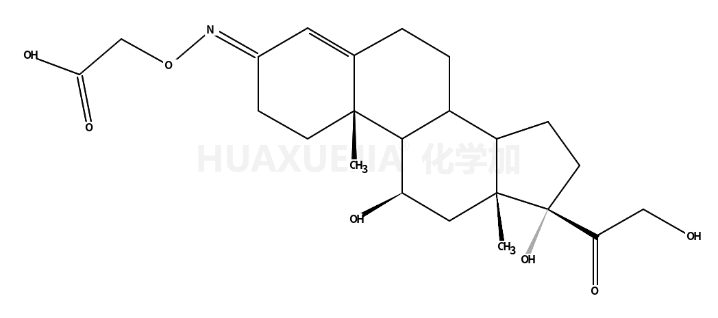 11Beta,17alpha,21-三羟基-4-孕烯-3,20-二酮 3-[o-羧基甲基]肟