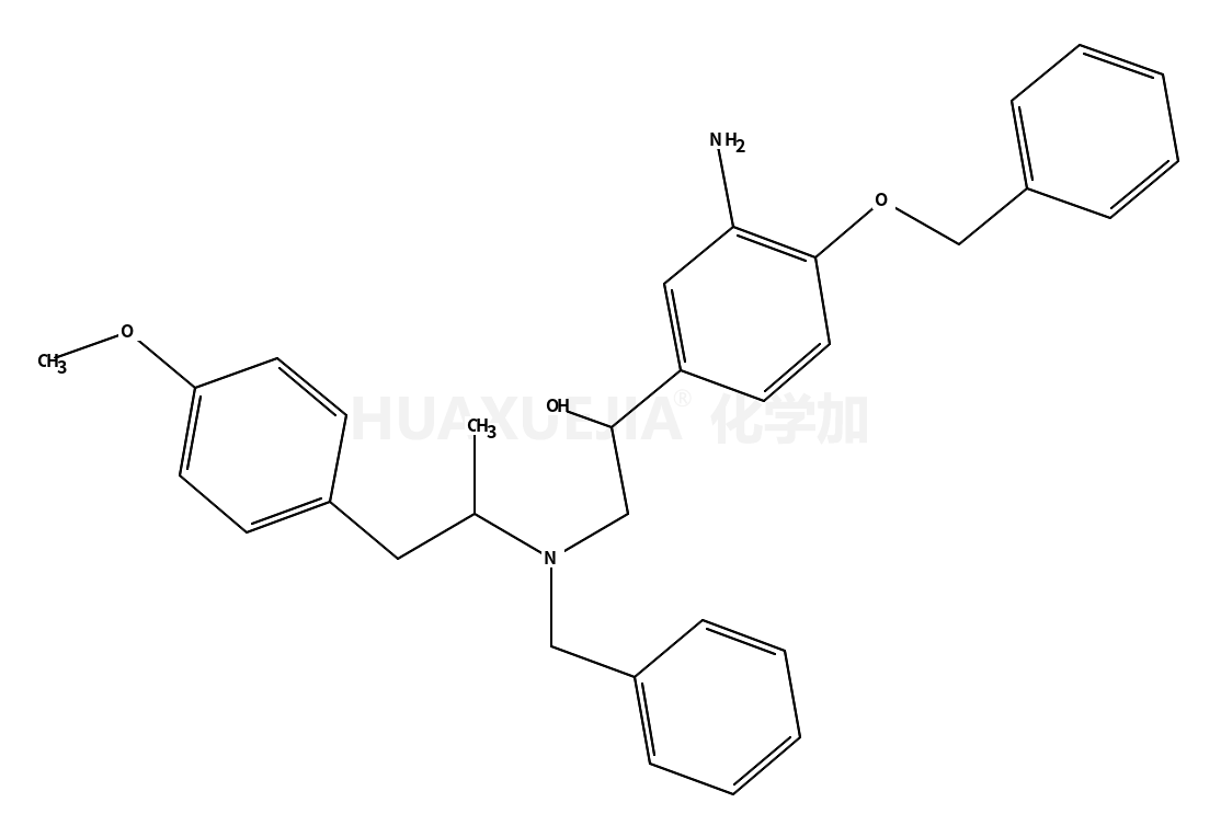 3-Amino-α-[[[2-(4-methoxyphenyl)-1-methylethyl](phenylmethyl)amino]methyl]-4-(phenylmethoxy)benzenemethanol