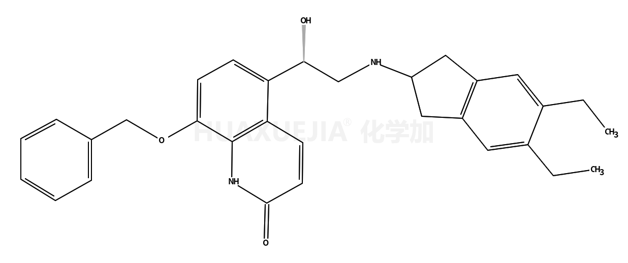 (R)-5-[2-[(5,6-二乙基-2,3-二氢-1H-茚-2-基)氨基]-1-羟基乙基]-8-(苄氧基)-2(1H)-喹啉酮