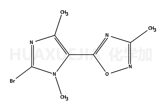 5-(2-bromo-3,5-dimethyl-3H-imidazol-4-yl)-3-methyl-[1,2,4]oxadiazole