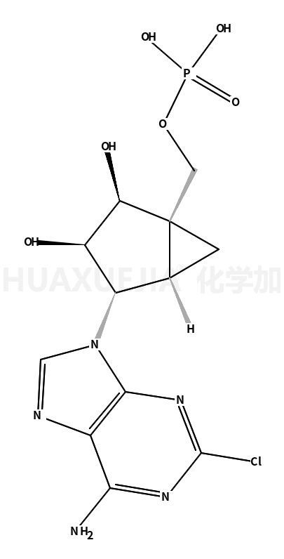 ((1R,2R,3S,5S)-4-(6-amino-2-chloro-9H-purin-9-yl)-2,3-dihydroxybicyclo[3.1.0]hexan-1-yl)methyl dihydrogen phosphate