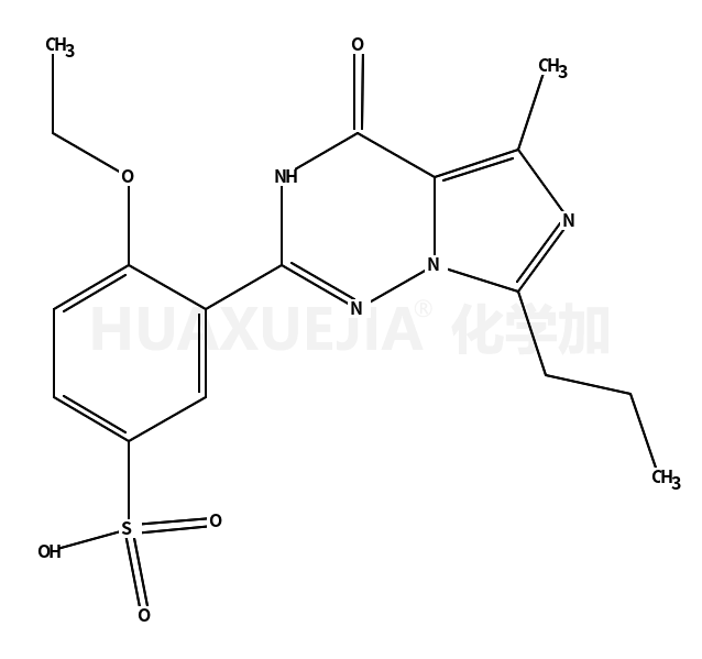 4-Ethoxy-3-(5-methyl-4-oxo-7-propyl-1,4-dihydroimidazo[5,1-f][1,2 ,4]triazin-2-yl)benzenesulfonic acid