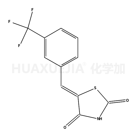 5-[[3-(trifluoromethyl)phenyl]methylidene]-1,3-thiazolidine-2,4-dione