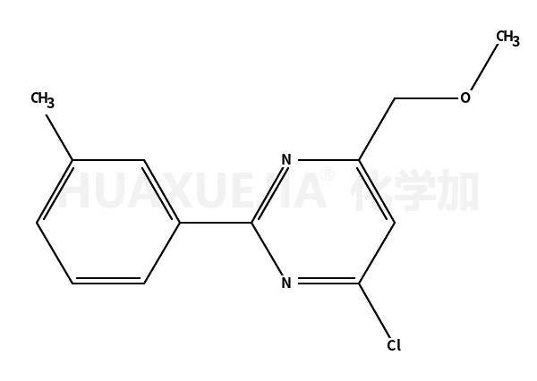 2-(3-甲基苯基)-4-氯-6-甲氧甲基嘧啶