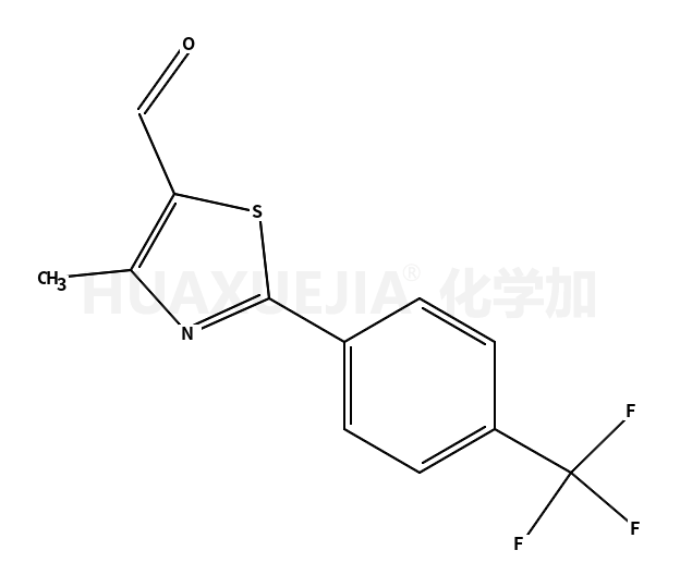 4-甲基-2-[4-(三氟甲基)苯基]-1,3-噻唑-5-甲醛