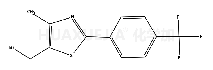 5-(溴甲基)-4-甲基-2-[4-(三氟甲基)苯基]-1,3-噻唑