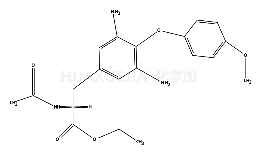 3,5-二氨基-4-(4-甲氧苯氧基)-N-乙酰-L-苯丙氨酸乙酯