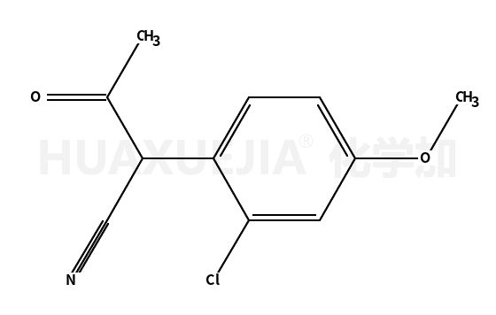 2-(2-氯-4-甲氧基苯基)-3-氧代丁腈