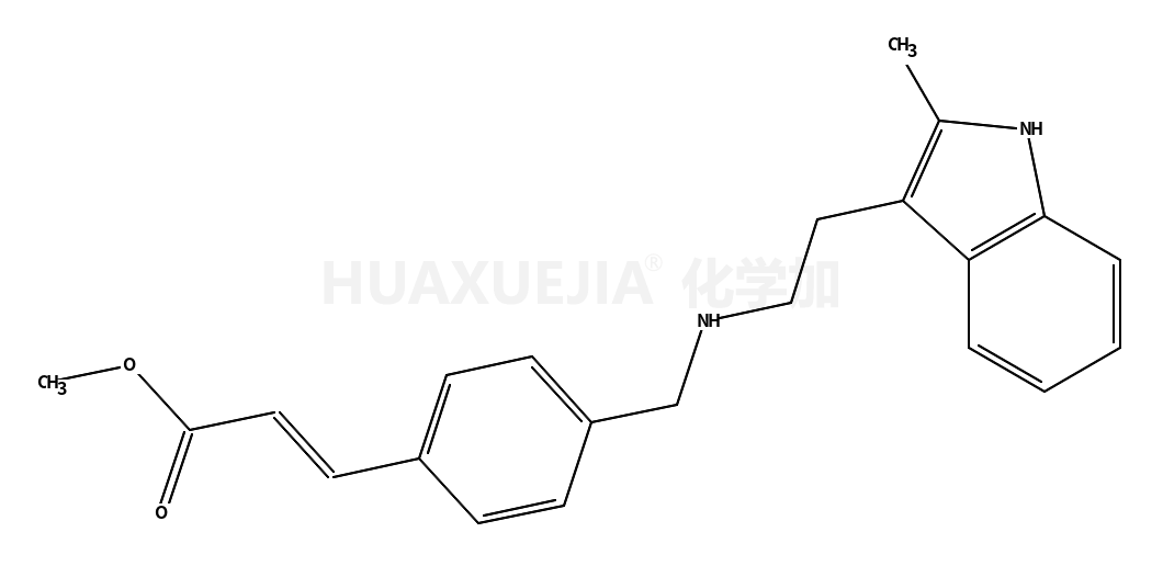 (E)-3-(4-(((2-(2-甲基-1H-吲哚-3-基)乙基)氨基)甲基)苯基)丙烯酸甲酯