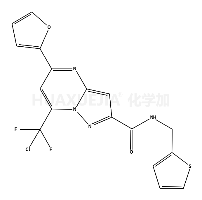 7-(氯二氟甲基)-5-(2-呋喃基)-N-(2-噻吩基甲基)吡唑并[1,5-a]嘧啶-2-甲酰胺