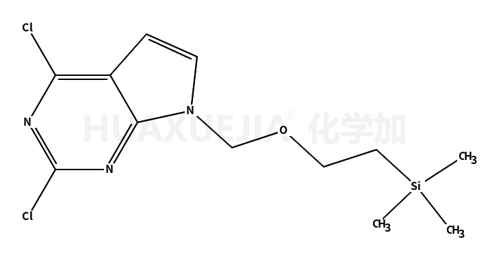 2,4-二氯-7-(2-三甲基锡乙氧基甲基)-7H-吡咯并[2,3-d]嘧啶