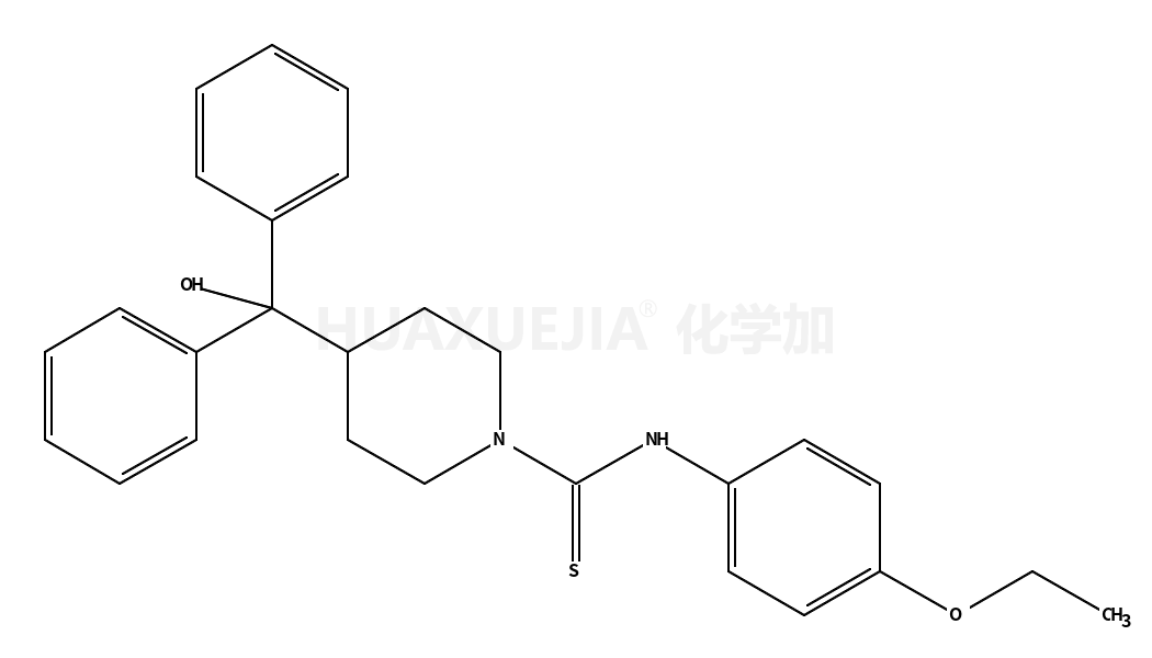N-(4-ethoxyphenyl)-4-[hydroxy(diphenyl)methyl]piperidine-1-carbothioamide