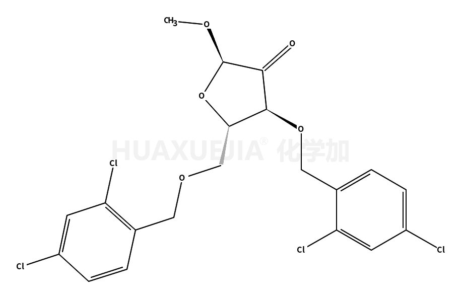 1-O-甲基-3,5-二-O-[(2,4-二氯苯基)甲基]-alpha-D-赤式戊呋喃糖苷-2-酮