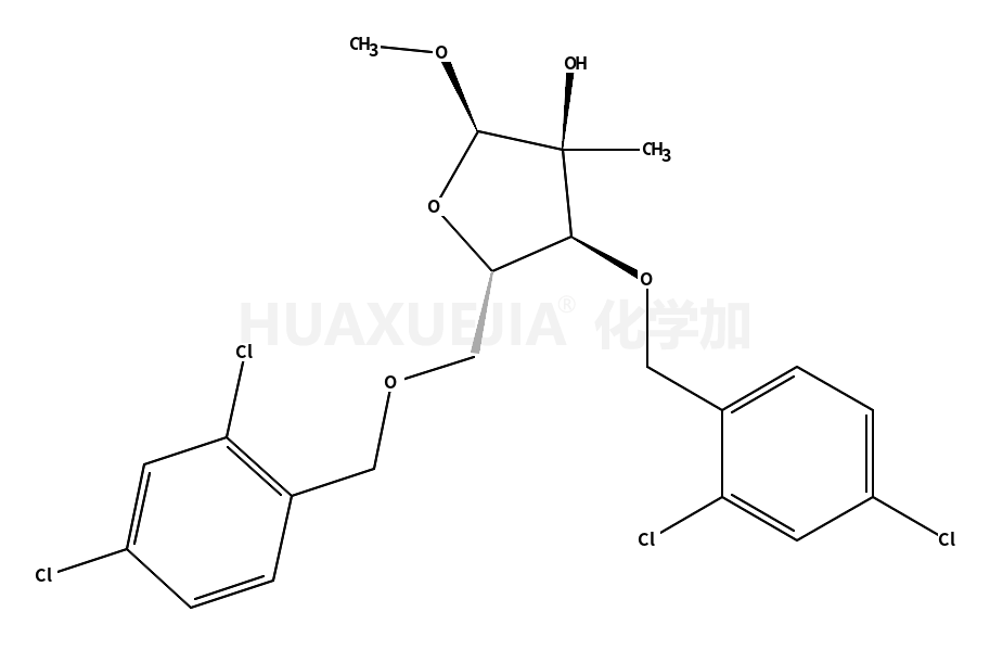 1-O-甲基-3,5-二-O-(2,4-二氯苯甲基)-2-甲基-alpha-D-呋喃核糖苷