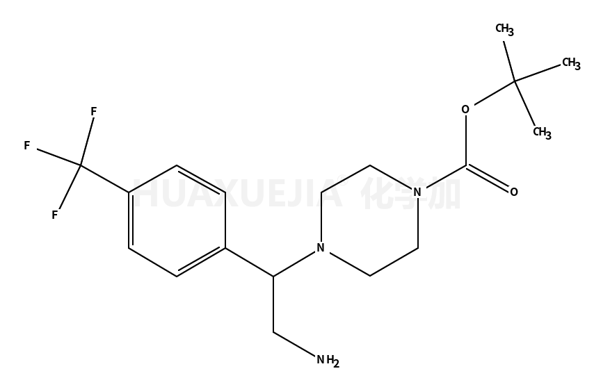4-(2-氨基-1-(4-(三氟甲基)苯基)乙基)哌嗪-1-羧酸叔丁酯
