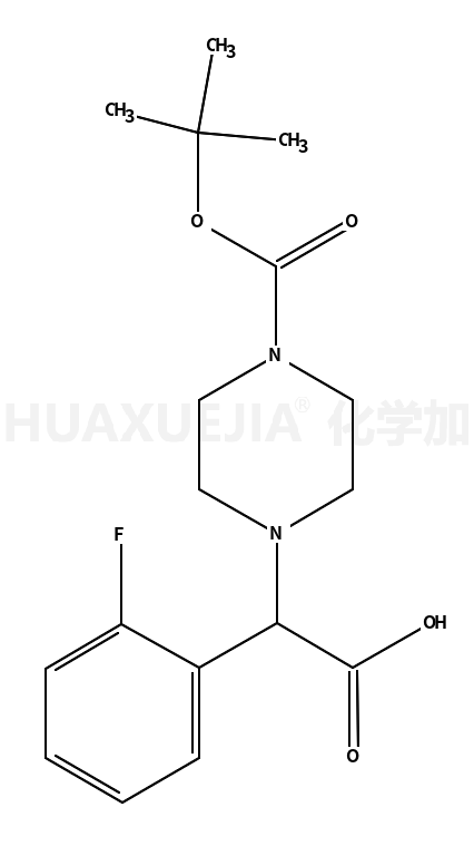 2-(4-Boc-哌嗪)-2-(2-氟苯基)乙酸