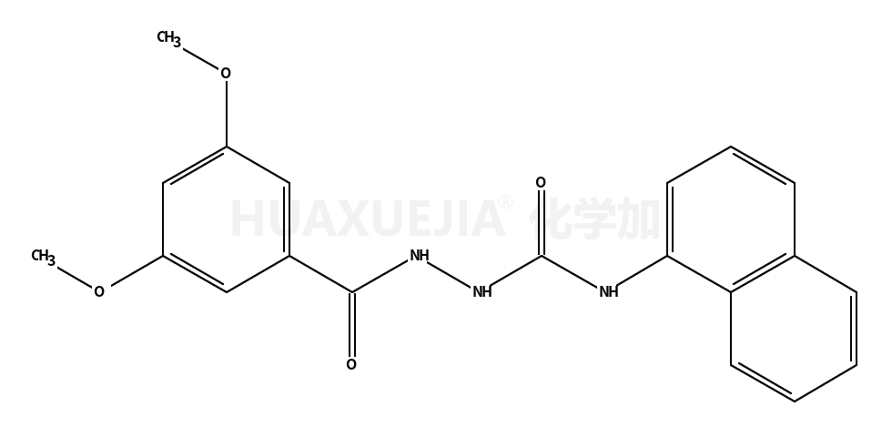 2-(3,5-Dimethoxybenzoyl)-N-(1-naphthyl)hydrazinecarboxamide