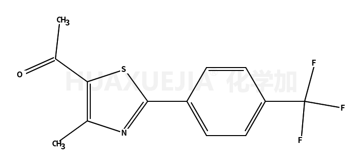 1-(4-甲基-2-(4-(三氟甲基)苯基)噻唑-5-基)乙酮