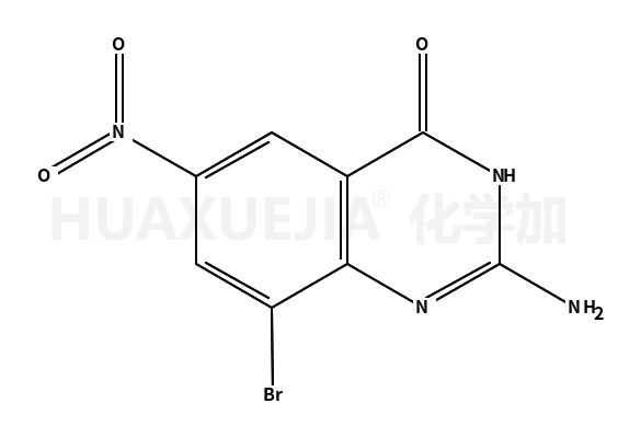 4(1H)​-​Quinazolinone, 2-​amino-​8-​bromo-​6-​nitro-