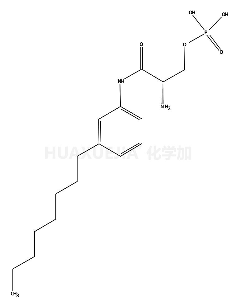 (R)-phosphoric acid mono-[2-amino-2-(3-octyl-phenylcarbamoyl)-ethyl] ester