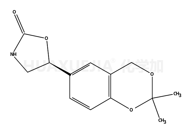 2-恶唑烷酮, 5-(2,2-二甲基-4H-1,3-苯并二氧-6-YL), (5R)-