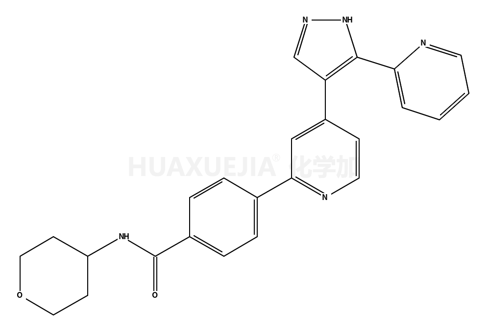 4-[4-[3-(吡啶-2-基)-1H-吡唑-4-基]吡啶-2-基]-N-(四氢吡喃-4-基)苯甲酰胺