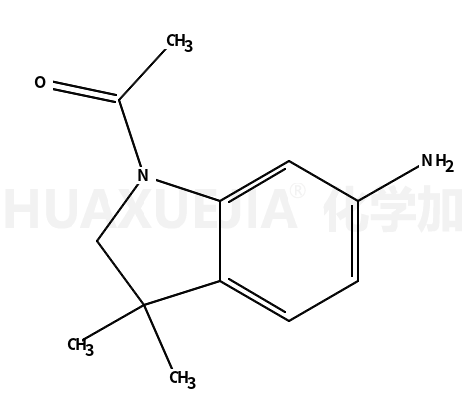1-乙酰基-6-氨基-3,3-二甲基-2,3-二氢吲哚