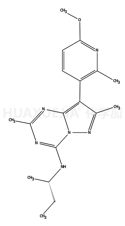 N-[(2R)-butan-2-yl]-8-(6-methoxy-2-methylpyridin-3-yl)-2,7-dimethylpyrazolo[1,5-a][1,3,5]triazin-4-amine