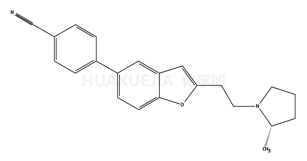 (R)-4-(2-(2-(2-甲基吡咯烷-1-基)乙基)苯并呋喃-5-基)苯甲腈