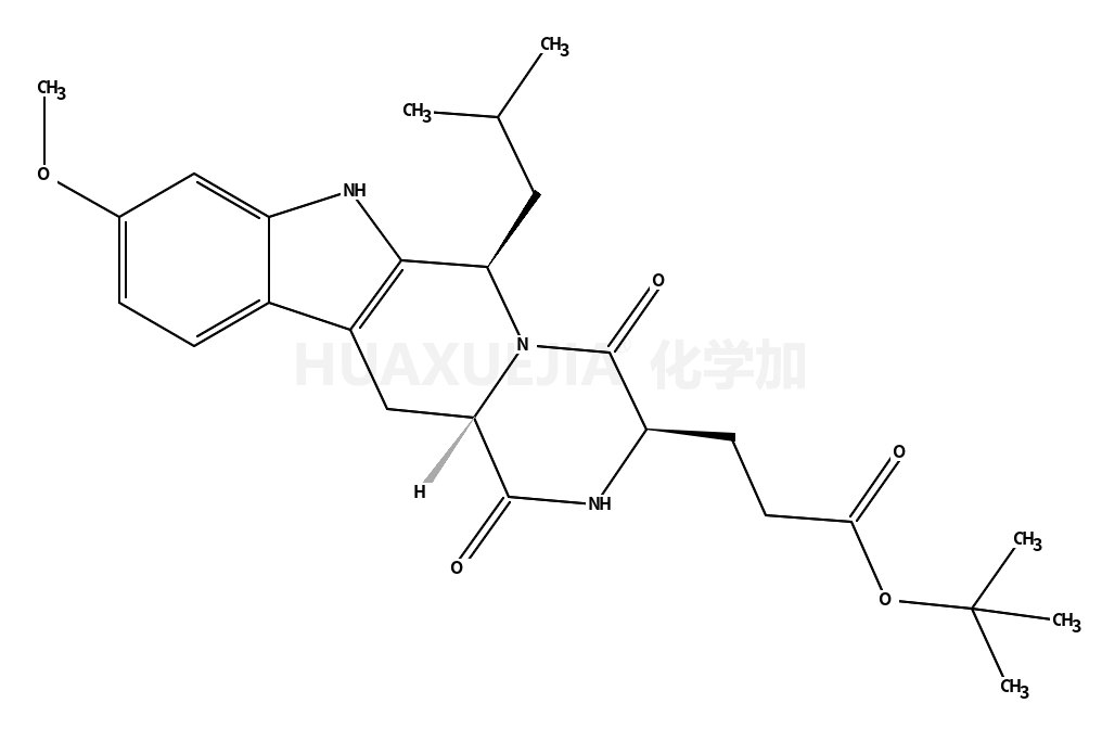 (3S,6S,12aS)-1,2,3,4,6,7,12,12a-八氢-9-甲氧基-6-(2-甲基丙基)-1,4-二氧代吡嗪并[1’,2’:1,6]吡啶并[3,4-b]吲哚-3-丙酸叔丁酯