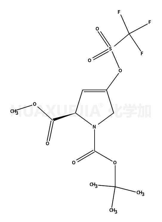 (S)-1-叔丁基 2-甲基 4-(三氟甲基磺酰氧基)-1H-吡咯-1,2(2H,5h)-二羧酸