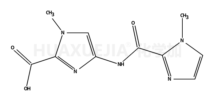 4-(1-methylimidazole-2- carboxamido)-1-methylimidazole-2- carboxylic acid