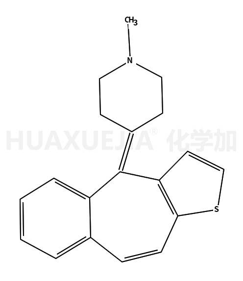 10-Deoxo-9,10-dehydro Ketotifen