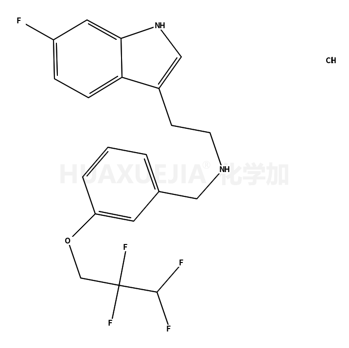 2-(6-fluoro-1H-indol-3-yl)-N-[[3-(2,2,3,3-tetrafluoropropoxy)phenyl]methyl]ethanamine