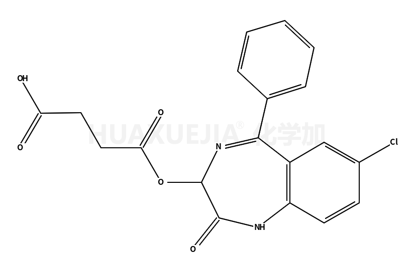 4-[(7-chloro-2-oxo-5-phenyl-1,3-dihydro-1,4-benzodiazepin-3-yl)oxy]-4-oxobutanoic acid