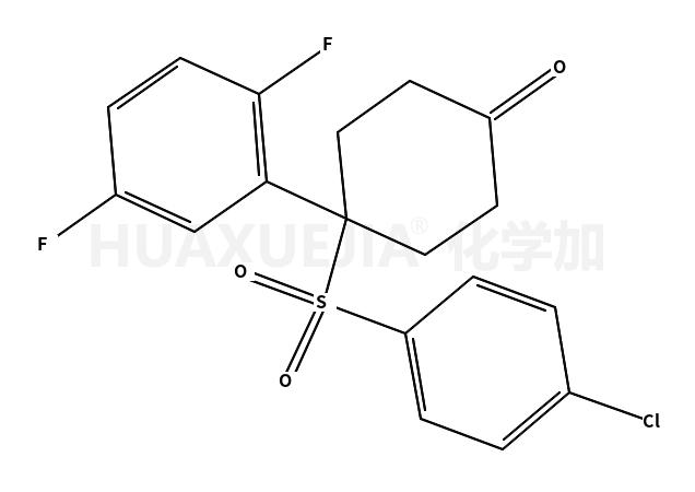 4-[(4-氯苯基)磺酰基]-4-(2,5-二氟苯基)环己酮