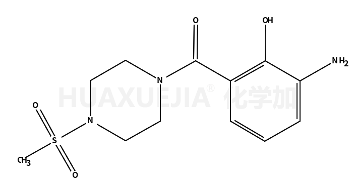 (3-amino-2-hydroxyphenyl)-(4-methylsulfonylpiperazin-1-yl)methanone