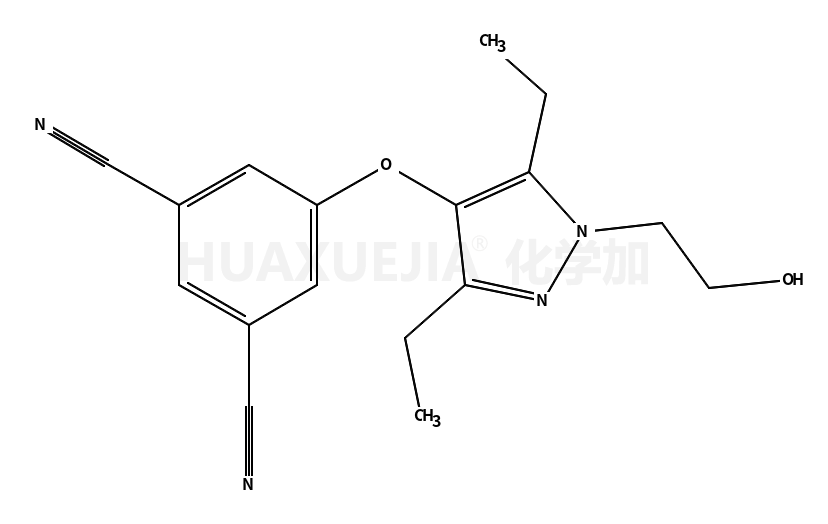 3-氰基-5-[[3,5-二乙基-1-(2-羟基乙基)-1H-吡唑-4-基]氧基]苯腈