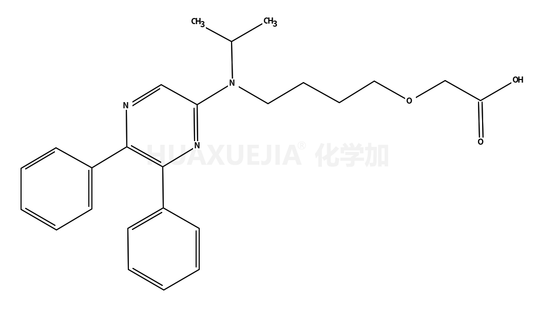 {4-[(5,6-Diphenyl-2-pyrazinyl)(isopropyl)amino]butoxy}acetic acid