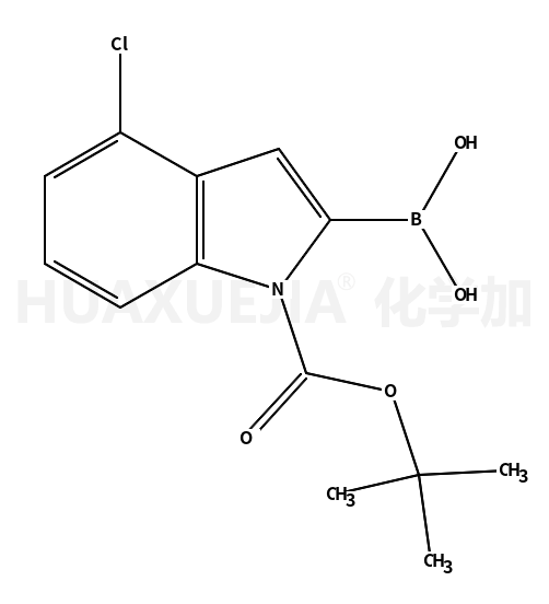 1-BOC-4-氯吲哚-2-硼酸