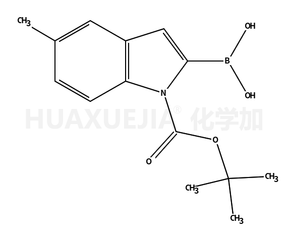 1-BOC-5-甲基吲哚-2-硼酸