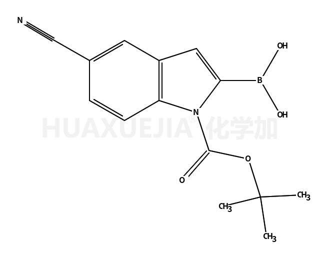 1-Boc-5-氰基吲哚-2-硼酸